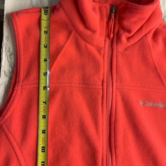 Columbia Bright Pink Fleece Vest - Picture 7 of 8
